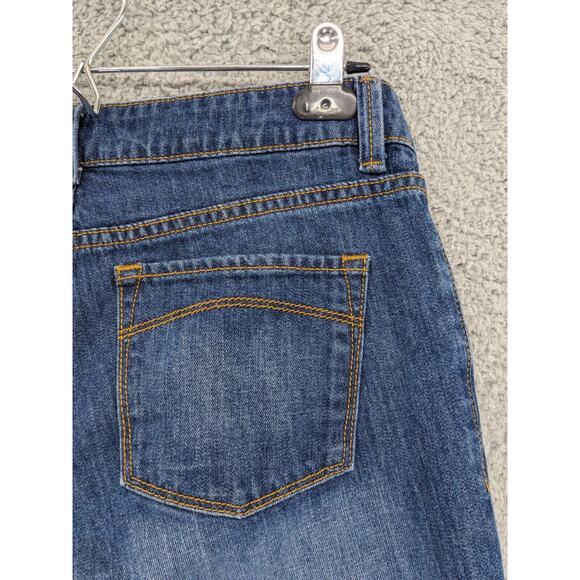 L.L. Bean Favorite Jean Bootcut Jeans Women‎ Size 12 Blue Straight Fit Pockets - Picture 5 of 12